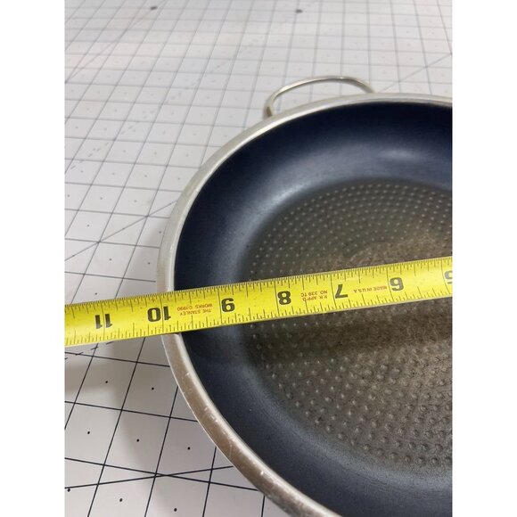 Schulte-Ufer 10.5" Skillet Frying Pan Stainless Steel Non-Stick Two Handles Germ - Picture 7 of 8